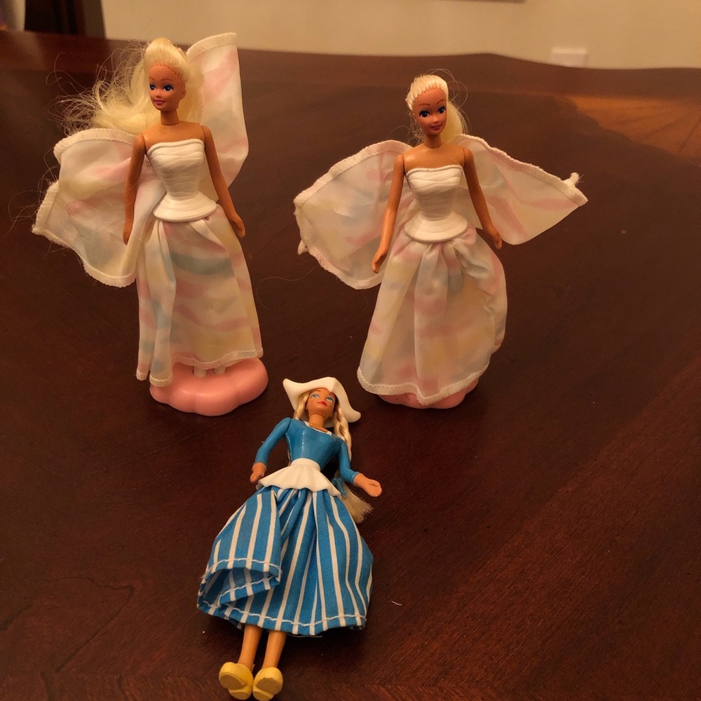 1990s Barbie McDonalds Happy Meal Dolls